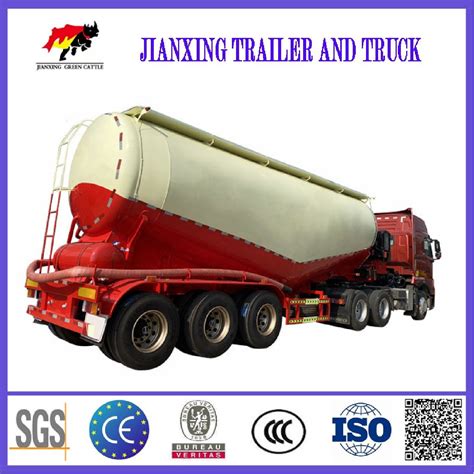 Dry Powder Bulk Cement Tank Semi Trailer Bulk Cement Tank Semi