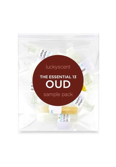 Essential 13 Sample Pack Oud By Luckyscent Sample Packs Luckyscent