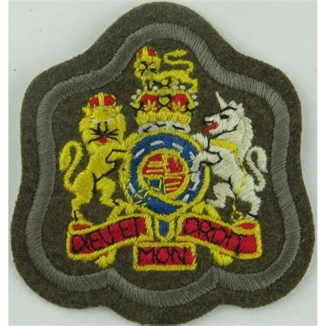 British Army Warrant Officer Class 1 (WO1), Rank Badge