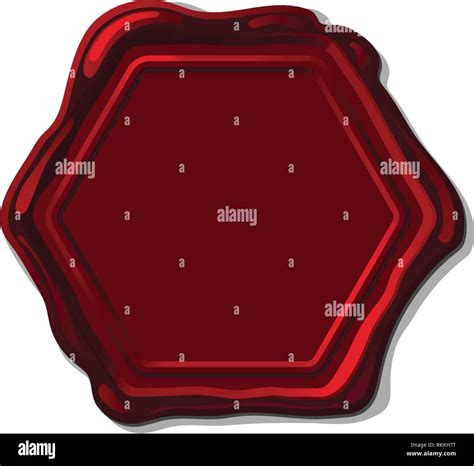 Vector Wax Seal Stamp Shape Stock Vector Image And Art Alamy