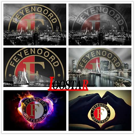 5d Diy Diamond Painting Feyenoord Ajax Football City Full Squareround