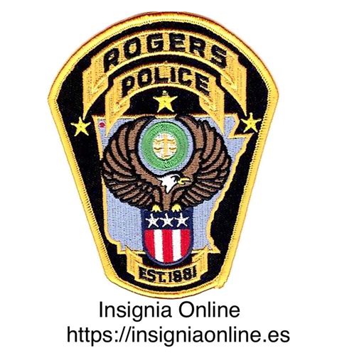 Rogers Police Patch Https Insigniaonline Es Police Patches Police