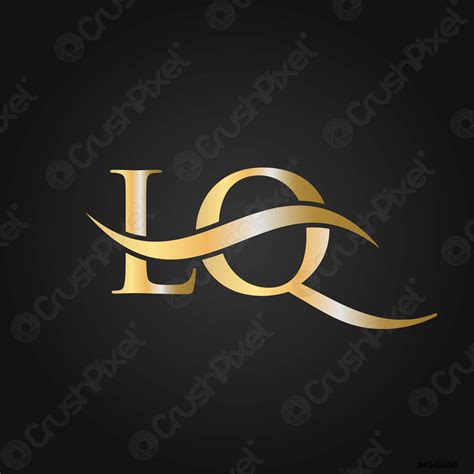 Letter Lq Logo Design Template Lq L Q Letter Logo Stock Vector