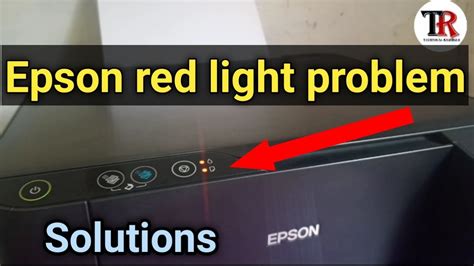 Epson L Red Light Blinking Problem Solution Epson Printer Light