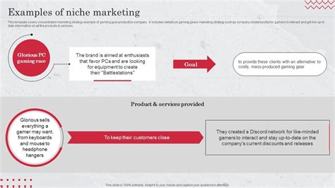 Examples Of Niche Marketing Target Market Definition Examples