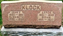 Elizabeth Dunkelberger Klock M Morial Find A Grave