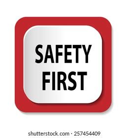 Safety First Sign Stock Vector (Royalty Free) 257454409 | Shutterstock