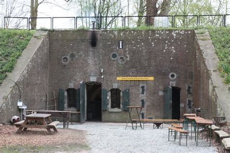 Military Fort Vechten in Bunnik in the Netherlands Stock Image - Image ...