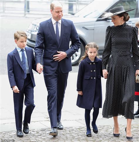 Princess Charlotte Re Wears £140 Amaia Coat As She Arrives At First