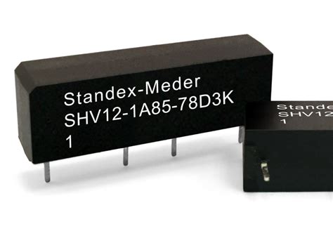 Neue Shv Reed Relais Serie Von Standex Meder Electronics