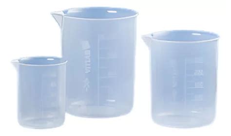 Vaso De Precipitado Beaker Graduado X 250 Ml Plástico