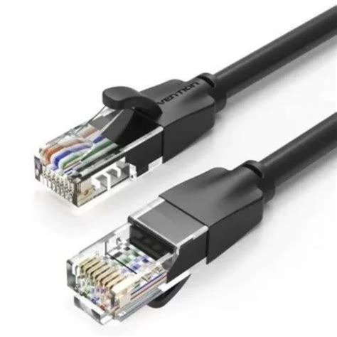 Cabo De Rede RJ45 UTP Vention Cat6 50cm Preto IBEBD Kontrolsat