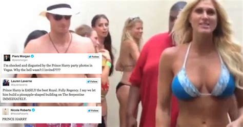 Prince Harry Naked Photos Celebrity Twitter Reaction The Mirror