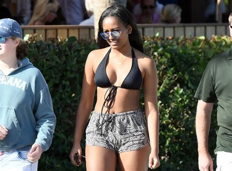 Photos Sasha Obama La Belle Vie En Bikini Public