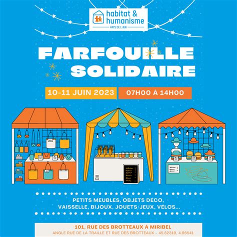 Farfouille Solidaire Miribel Les Et Juin Habitat Et