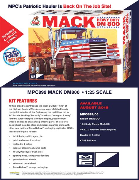 125 Mpc Mack Dm 800 Truck Kit News And Reviews Model Cars Magazine Forum