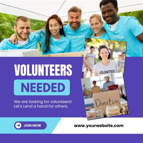 Volunteer Template Postermywall