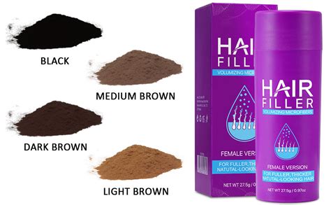 Amazon Hair Building Fibers Hair Fibers For Thinning Hair With