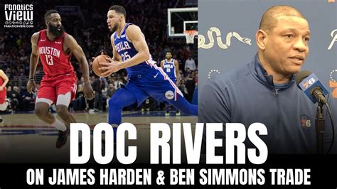 Doc Rivers Reacts To James Harden Being Traded To 76ers For Ben Simmons