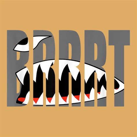 Fairchild A10 A 10 Thunderbolt Warthog Brrrt Shark Mouth T Shirt Urban