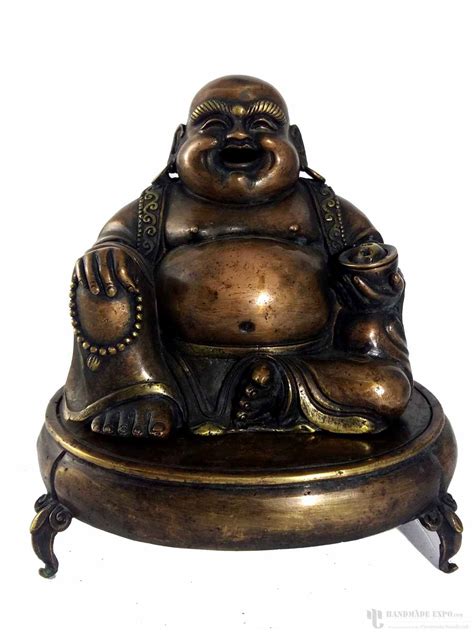 Brass Laughing Buddha Incense Burner Black Oxidized Price Us