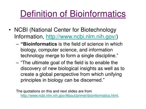 Ppt Introduction To Bioinformatics Powerpoint Presentation Free