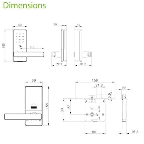 Jual SMART DOOR LOCK PINTU RUMAH DIGITAL ZKTECO DL30DB HANDLE PINTU