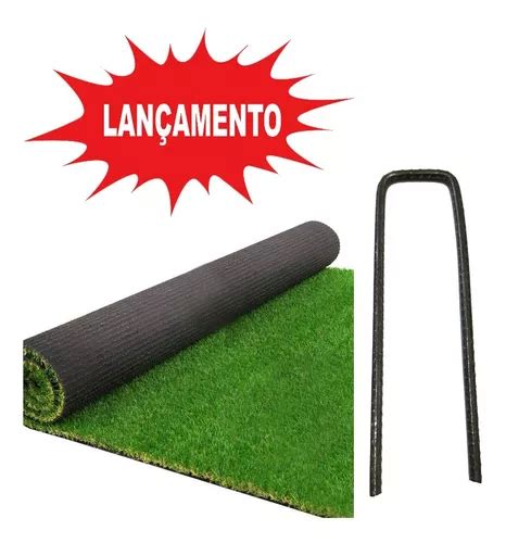 Grampos Para Fixar Grama Sintética Jardim Kit 50 Pç