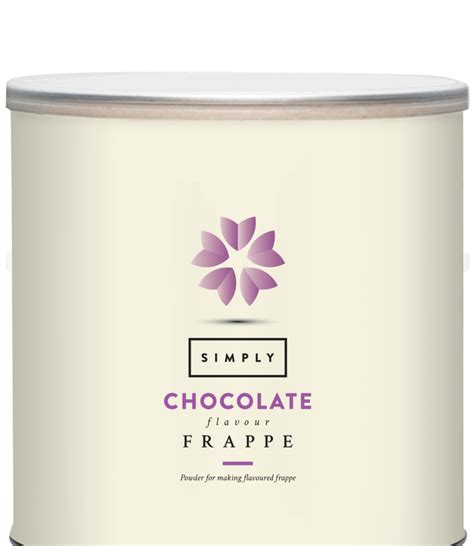 Simply Chocolate Frappe Powder 1 75kg Ibc Simply