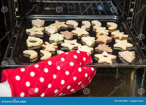 Baking Christmas Cookies Stock Image Image Of Caucasian 61814581