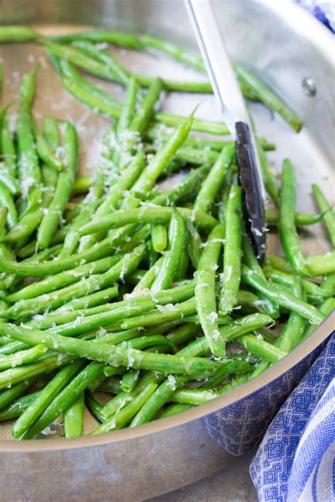 Sautéed Green Beans With Parmesan Quick And Healthy Recipe