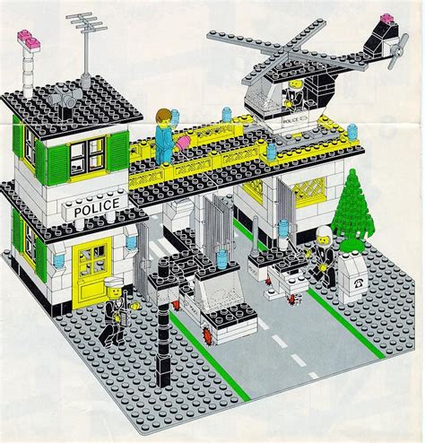 Police - Police Station [Lego 381] | Lego police, Lego craft, Lego projects