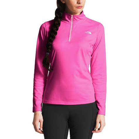 The North Face Pink Ribbon Tech Glacier 14 Zip Jacket Womens