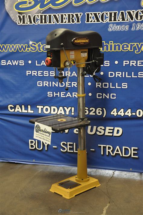 Used Powermatic Variable Speed Floor Drill Press Sterling Machinery