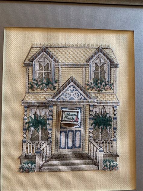 Sewing Needlecraft Old House Cross Stitch Old Viillage Needlepoint