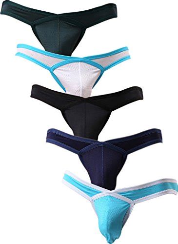 Buy Yundobop Men S Sexy Micro Mesh Briefs Breathable Bulge Bikini