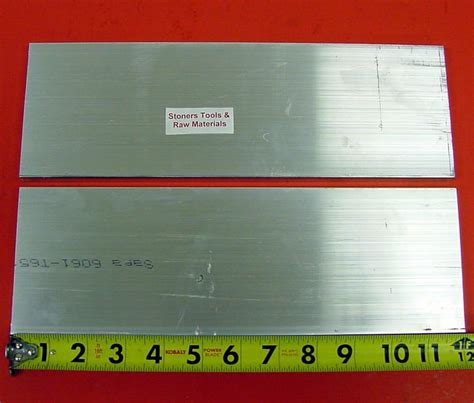 2 Pieces 14 X 4 Aluminum 6061 Flat Bar 12 Long T6511