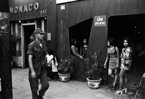 Prostitution During The Vietnam War Vietnamese Bar Girls 1960s 1970s Black And White