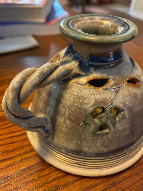 Borggren Pottery Candle Holder Etsy