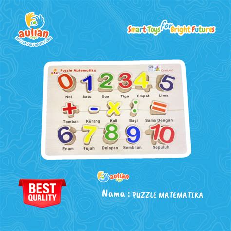 Jual PUZZLE MATEMATIKA/MAINAN ANAK/MAINAN KAYU/MAINAN EDUKASI/ALAT ...