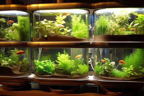 Premium AI Image | Aquaponics system handmade indoor garden