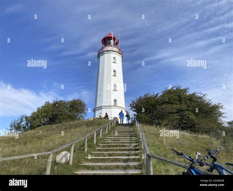 Leuchtturm Dornbusch Hiddensee Insel In Deutschland Stockfotografie Alamy