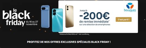 Le Black Friday Est Chez Bouygues T L Jusqu Euros De Remise