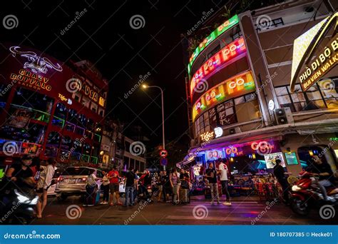 Nightlife of the City of Saigon in Vietnam Editorial Image - Image of ...