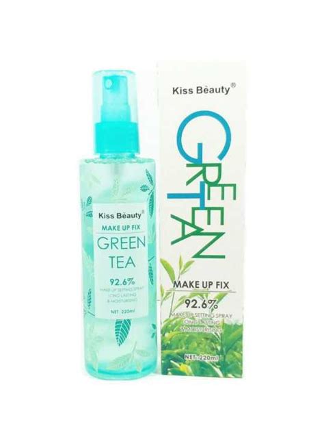 Kiss Beauty Green Tea Makeup Fix Setting Spray 220ml Lazada