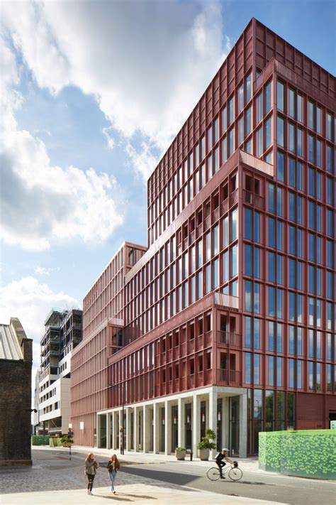 Duggan Morris Builds Office With Millennial Pink Exterior In King S Cross