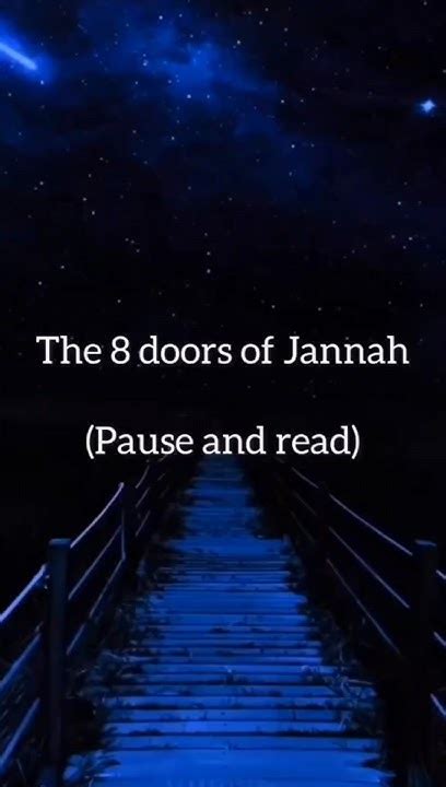 The Eight Doors Of Jannah Doorsofjannah Islamicinsightsshort Youtube