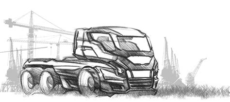 Concept Truck Sketch by Zion Wu at Coroflot.com