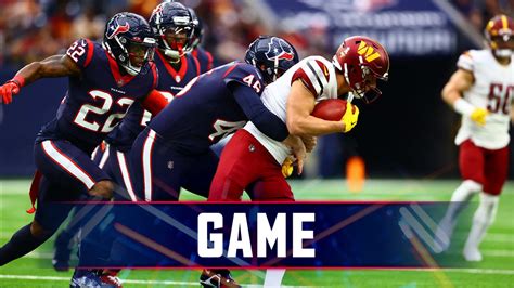 Game Photos Texans Vs Commanders Week 11