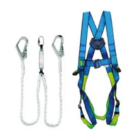 Polyester Blue And Green Udyogi Ub Dbl With Shock Absorber Safety